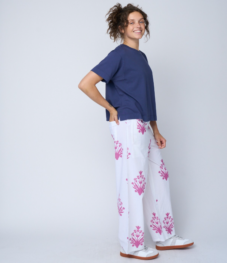 Shore Pant - Cameo Floral Dahlia