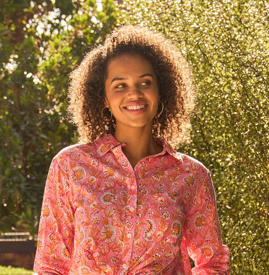 Good Boyfriend Shirt - Lenox Floral 1 - Lifestyle