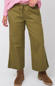 Shore Pant - Olive Oil Twill 2