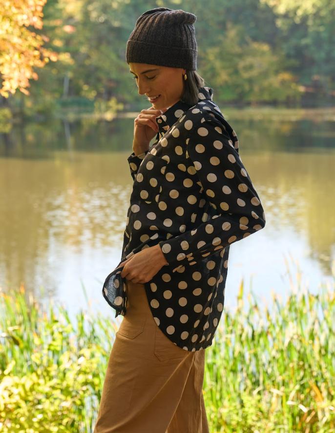 Good Boyfriend Shirt - True Dot Black & White 3 - Side