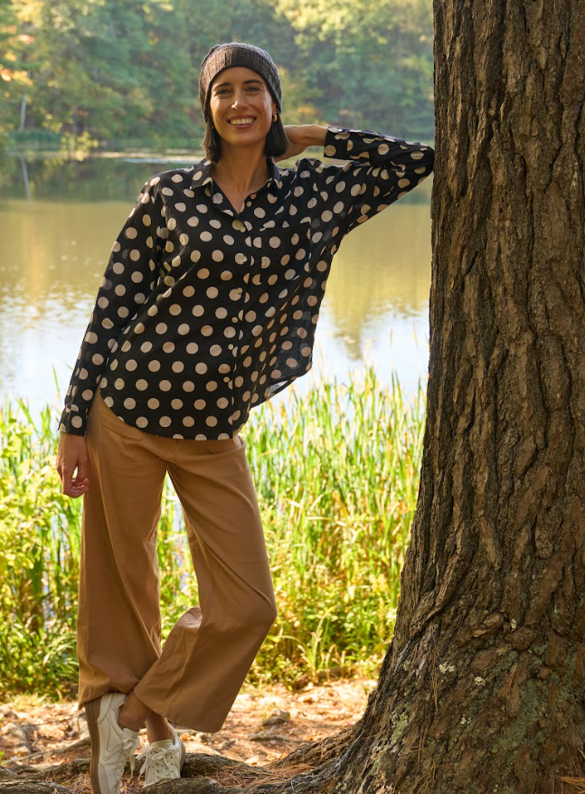 Good Boyfriend Shirt - True Dot Black & White 2 - Outdoor