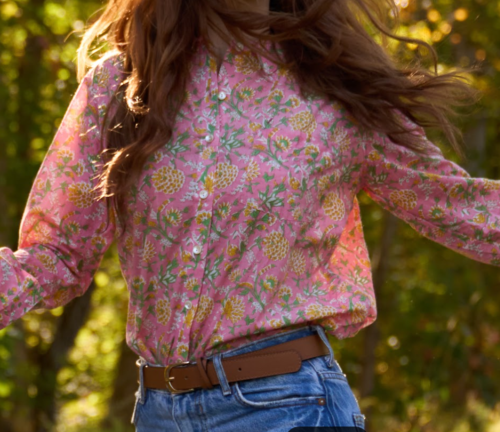 Good Boyfriend Shirt - Devon Floral Dahlia 5