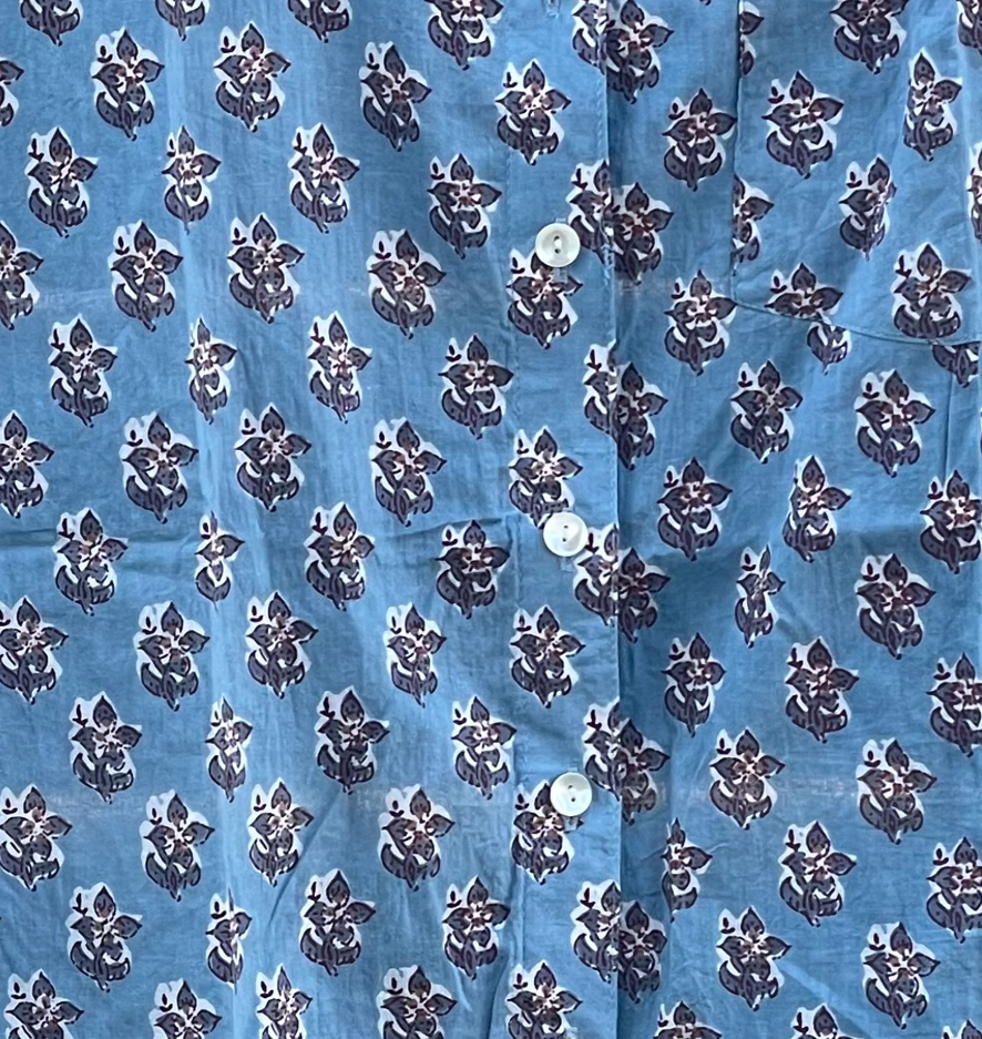 Good Boyfriend Shirt - Rockport Floral Cornflower Blue