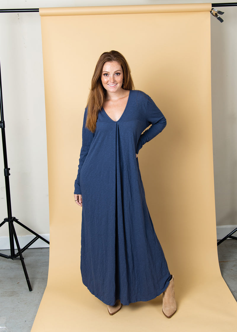 Be Clever Duo Dress - Inky Blue