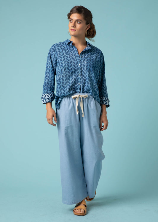 Shore Pant - Sky 1 - Front